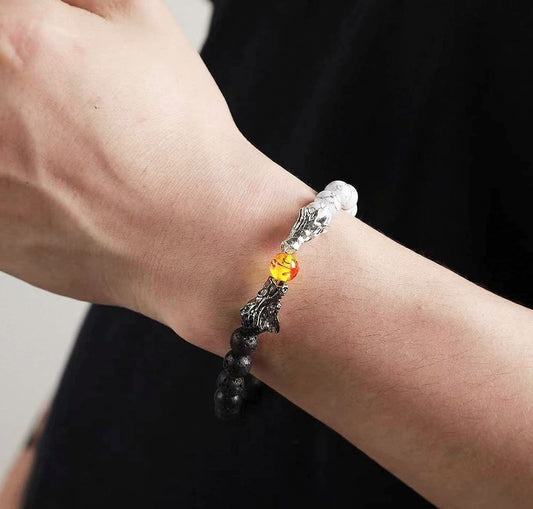 Dragon Head Beaded Bracelet