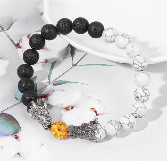 Dragon Head Beaded Bracelet